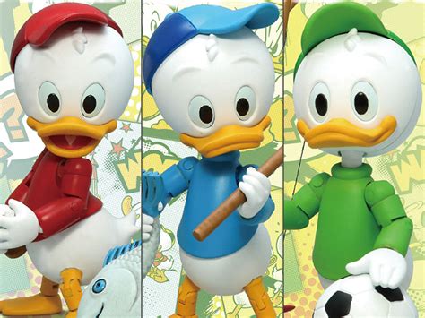 hybrid metal figuration 308 huey dewey & louie box set|HEROCROSS Hybrid Metal Figuration 308 Disney Huey Dewey .